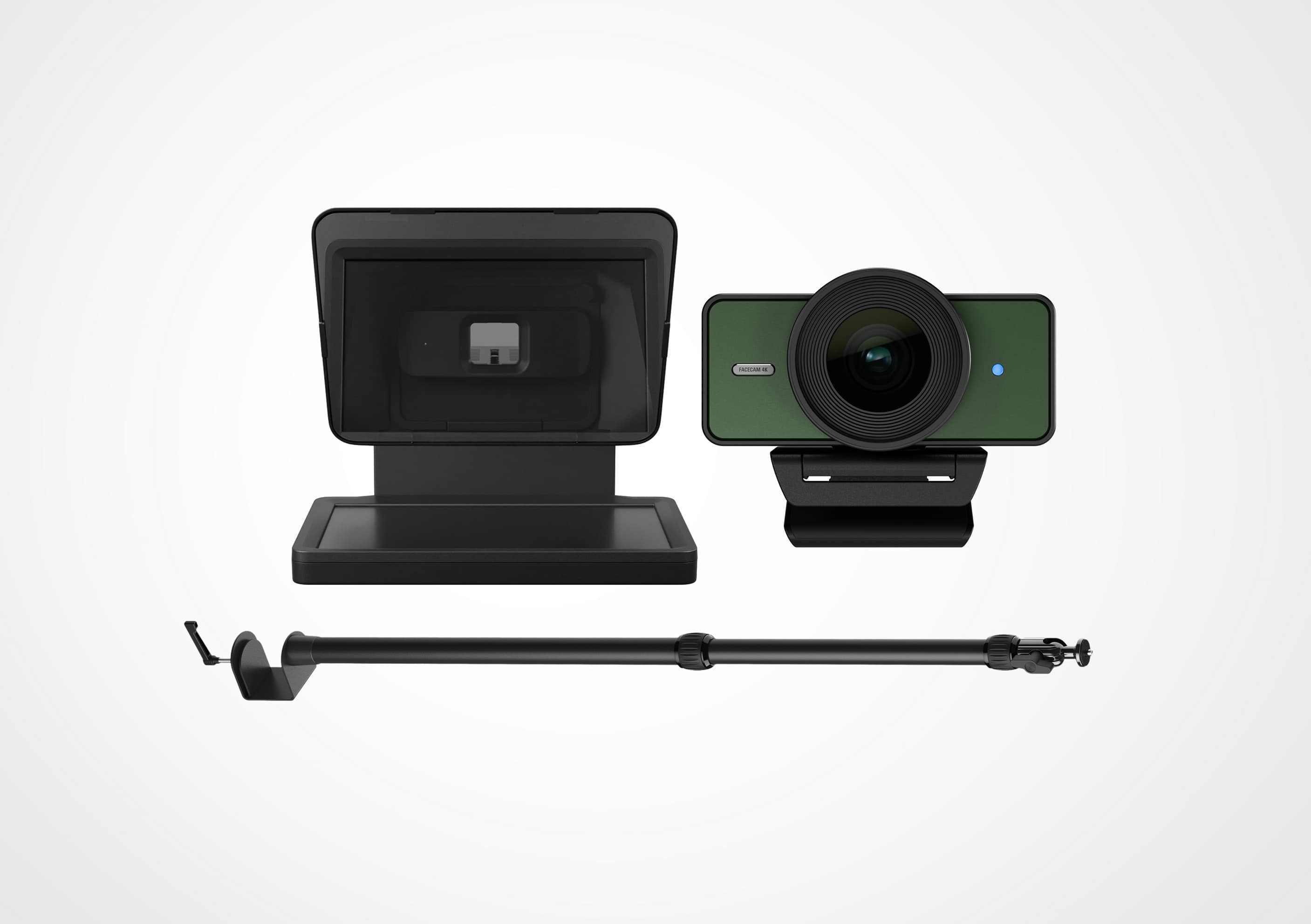 Facecam 4K (Pine), Prompter and Master Mount L Bundle | Elgato